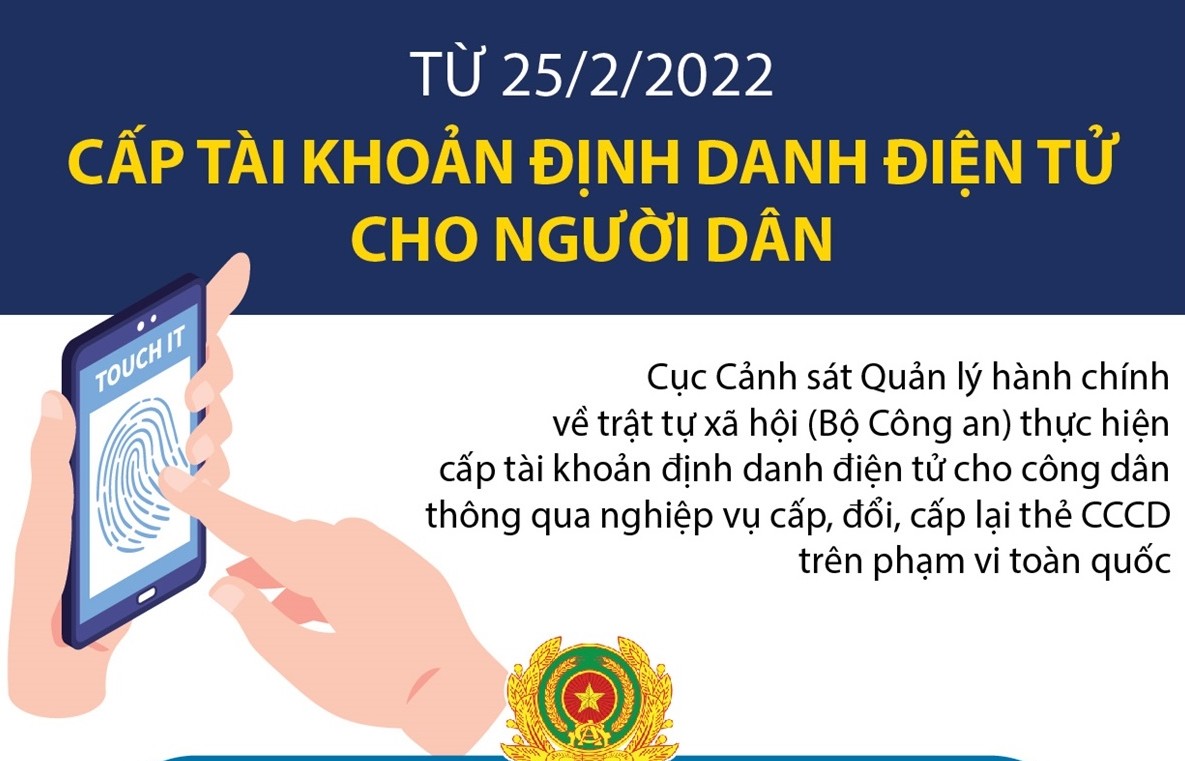 Hướng dẫn đăng ký cấp tài khoản định danh điện tử cho công dân
