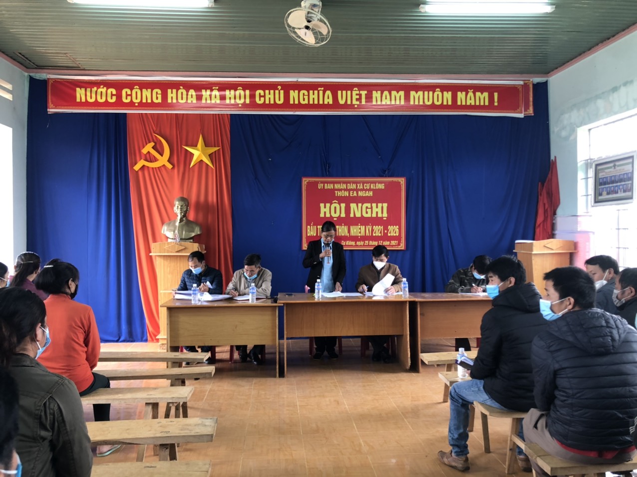 Hội nghị Bầu trưởng thôn nhiệm kỳ 2021-2026 - Xã Cư Klông