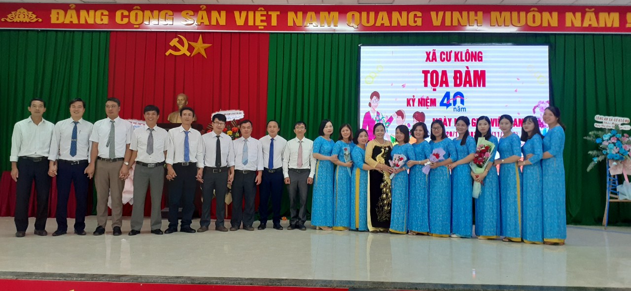 Xã Cư Klông kỷ niệm 40 năm ngày Nhà giáo Việt Nam (20/11/1982-20/11/2022)