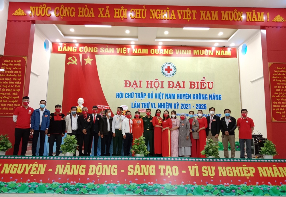 Đại hội đại biểu Hội chữ thập đỏ Huyện Krông Năng lần thứ VI nhiệm kỳ 2021-2026